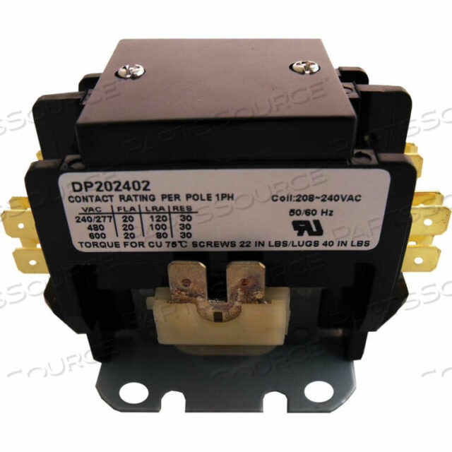 OEM#: DP202402КОНТАКТОР 20 АМПЕР 240 В 2 ПОЛЮСА от Supco