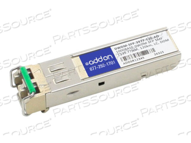 OEM#: DWDM-SFP-3977-120-AOCISCO COMP TAA SFP 1G-DWDM 120KM LC XCVR от ADDON