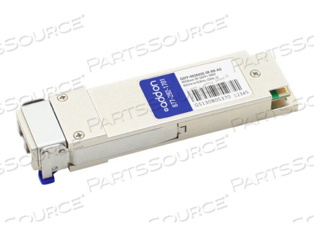 OEM#: QSFP-40GBASE-SR-BD-AOADDON MSA И TAA СОВМЕСТИМЫЙ ПРИЕМОПЕРЕДАТЧИК 40GBASE-SR QSFP+ (MMF, 832 НМ - 918 НМ, 1 ADDON)