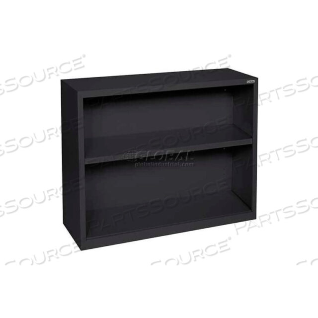 СТАЛЬНОЙ КНИЖНЫЙ ШКАФ 1 ПОЛКА 34-1/2Ш X 13Г X 30В-ЧЕРНЫЙ