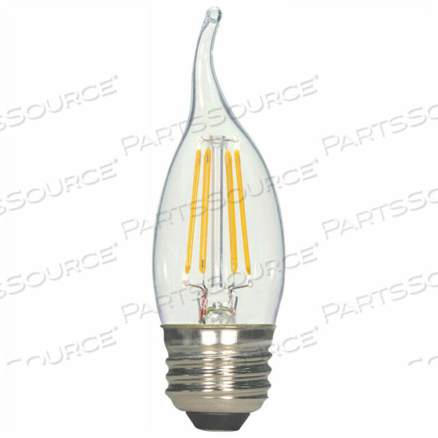 OEM#: S95734.5W C11 FILAMENT LED TURN TIP MEDIUM BASE CLEAR 2700K от Satco