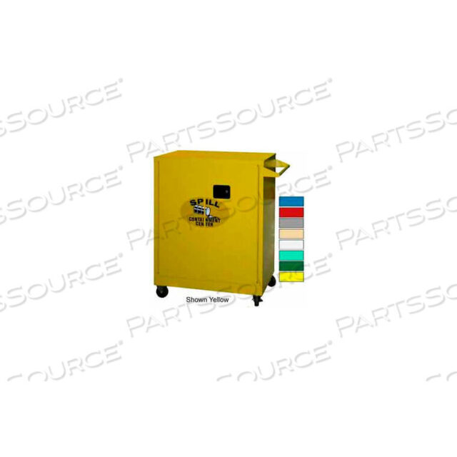 OEM#: SCC242BEIGEMOBILE COUNTER HIGH FLAMMABLE SPILL CONTAINMENT CABINET BEIGE by Securall