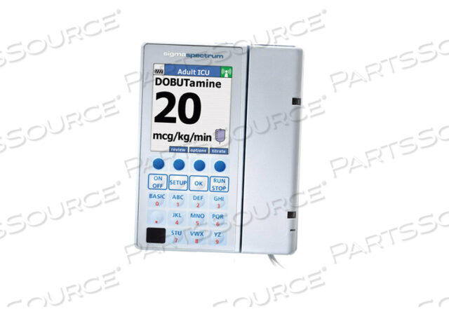 SIGMA SPECTRUM WIRELESS SW V6.02.07 INFUSION PUMP