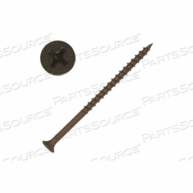 OEM#: DW-8300C-5#8 X 3 ШУРУП ДЛЯ ГИПСОКАРТОНА С ГОЛОВКОЙ PHILLIPS - СТАЛЬ - НЕПОЛНАЯ РЕЗЬБА - КРУПНАЯ - УПАКОВКА 5 ФУНТОВ от Screw Products, Inc.