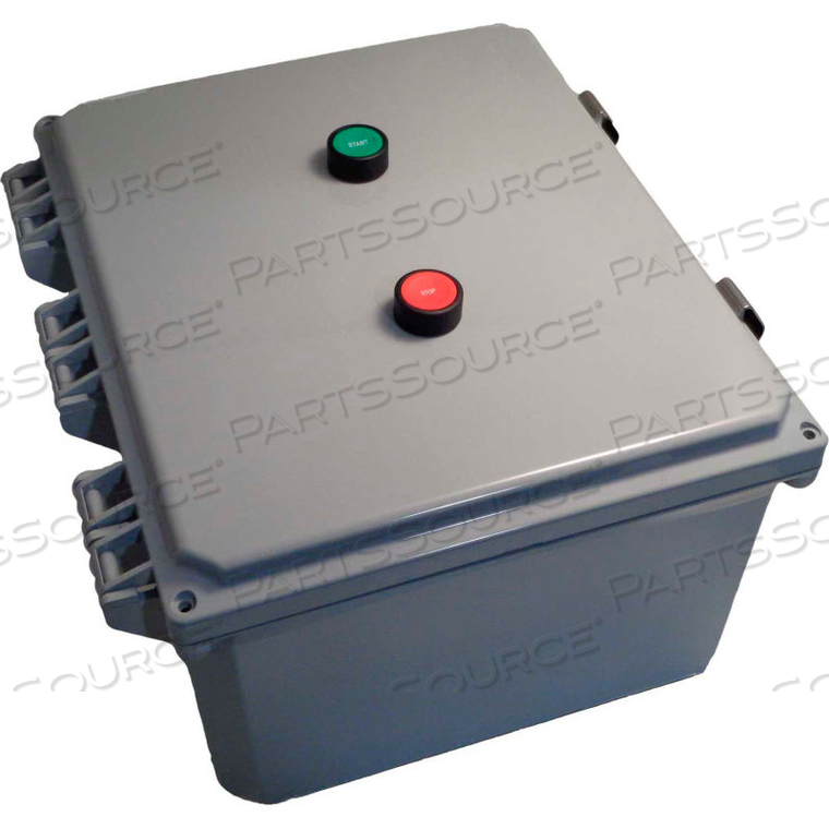 ENCL MOTOR STARTER, 50A, 1PH, DIRECT-ONLINE VOLTAGE, 4X POLY, START/STOP, 240VAC COIL, O/L 30-43A