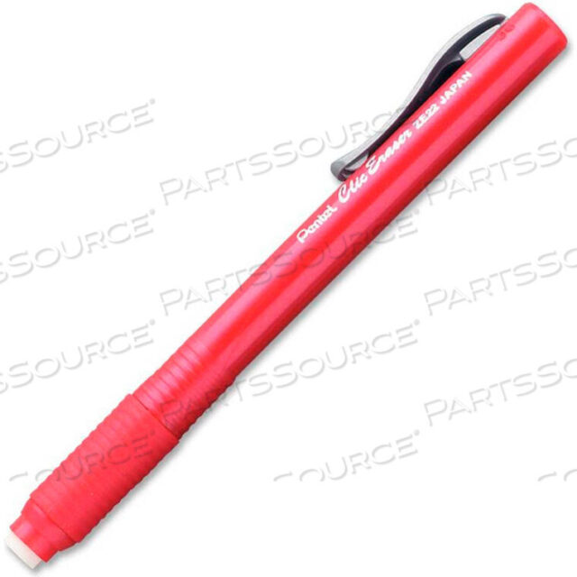 OEM#: ZE22BCLIC ВЫДВИЖНОЙ ЛАСТИК, С ВОЗМОЖНОСТЬЮ ЗАПРАВКИ, КРАСНЫЙ КОРПУС от Pentel of America