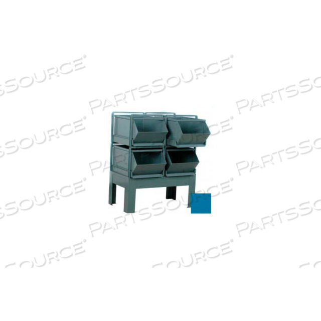 OEM#: 1-54RBCU-2-BLPВЫПУСКНОЙ УЗЕЛ РОЛИКОВОГО ПОДШИПНИКА, 34-1/2W X 24D X 37H, 4 СТАЛЬНЫХ КОРОБКИ, СИНИЙ от Stackbin Corporation