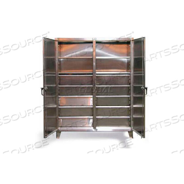 OEM#: 66-DS-246-8DB-SSШКАФ С НЕЗАВИСИМЫМ ЗАМКОМ - SS 2-ДВЕРНЫЙ С 8 ЯЩИКАМИ 72 X 24 X 78 от Strong Hold
