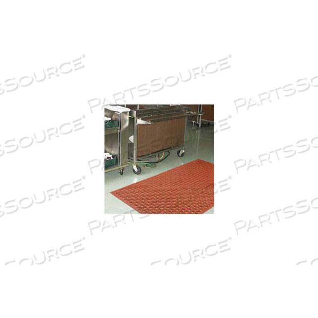 OEM#: T18S0035RDT18 SUPERFLOW ANTI FATIGUE ДРЕНАЖНЫЙ КОВРИК 5/8 ТОЛЩИНОЙ 3 X 5 КРАСНЫЙ от Notrax