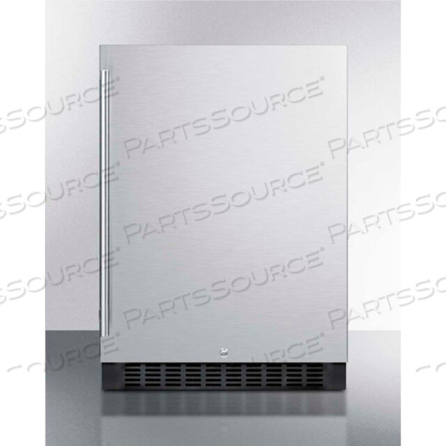 OEM#: SPR627OSADA COMP BUILT IN UNDERCOUNTER REFRIGERATOR 4.6 CU. FT. BLACK/STAINLESS STEEL by Summit Appliance (Div. of Felix Storch, Inc.)