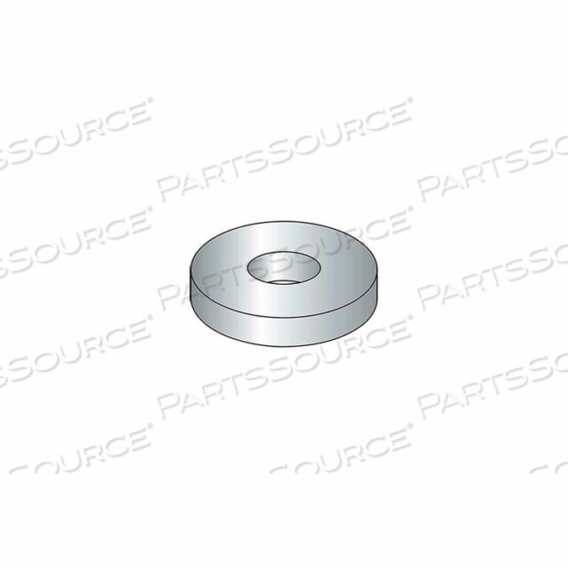 1-1/8 FLAT WASHER - USS - 1-1/4 I.D. - .136/.192 THICK - STEEL - ZINC - GRADE 2 - PKG OF 25