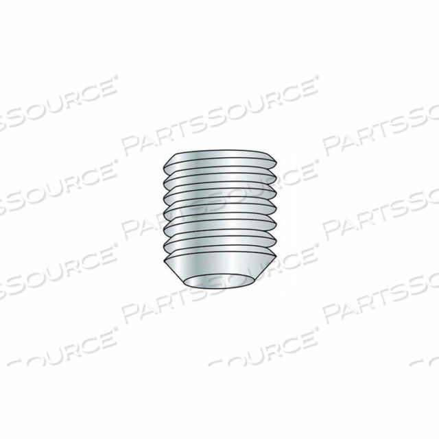 M16 X 2.0 X 70MM CUP POINT SOCKET SET SCREW - STEEL - BLACK OXIDE - DIN 125B - 45H - PKG OF 10