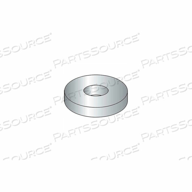 9/16 FLAT WASHER - USS - 5/8 I.D. - .122.146 THICK - STEEL - PLAIN - GRADE 8 - PKG OF 50