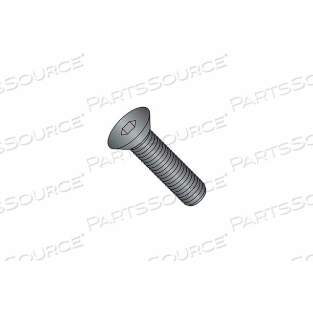 M8 X 1.25 X 45MM FLAT SOCKET CAP SCREW - STEEL - BLACK OXIDE - DIN 125B - CLASS 10.9 - PKG OF 100
