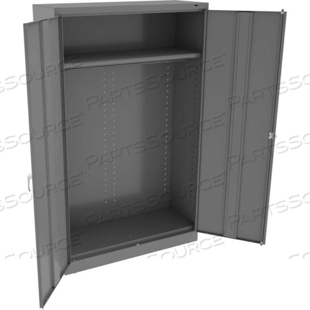 OEM#: J1878SUW-MGYWELDED JUMBO WARDROBE CABINET 48W X 18D X 78H MEDIUM GREY by Tennsco Corp.