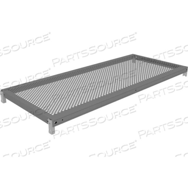OEM#: ZMPS-4218-MGYZ-LINE ДОПОЛНИТЕЛЬНАЯ ПЕРФОРИРОВАННАЯ СТАЛЬНАЯ ПОЛКА С ЗАЖИМАМИ - 42Ш X 18Г X 1-5/16В от Tennsco Corp.