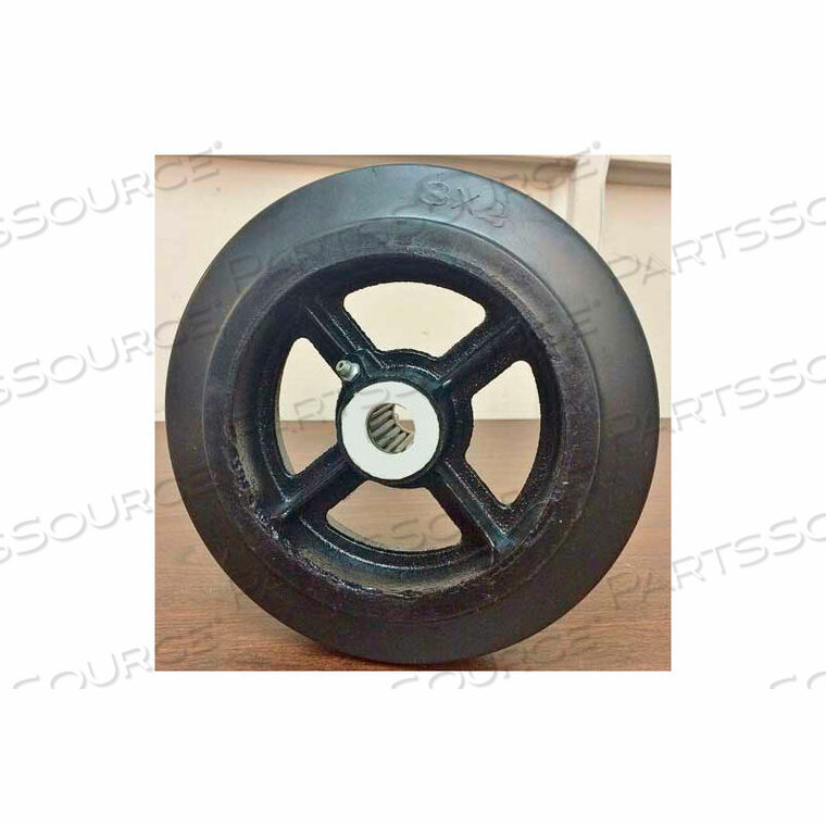 OEM#: E-525-RCRUBBER MOLD-ON WHEEL - ДИАМЕТР 5 X 2W - ГРУЗОПОДЪЕМНОСТЬ 350 ФУНТОВ по шкале Фэрбенкса