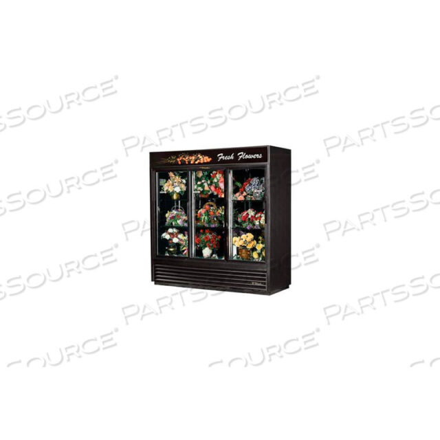 OEM#: GDM-69FC-HC-LDFLORAL ТОРГОВЫЙ СЕКЦИОННЫЙ ВИТРИННЫЙ ЭКРАН 3 СЕКЦИИ - 78-1/8Ш X 29-5/8Г X 79-3/8В - GDM-69FC от True Food Service Equipment