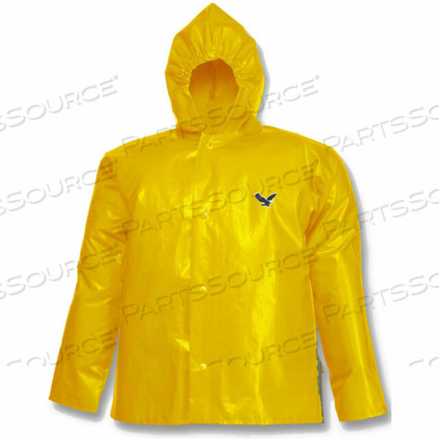 OEM#: J22107.5XJ22107 IRON EAGLE STORM FLY FRONT HOODED JACKET, GOLD, 5XL by Tingley Rubber