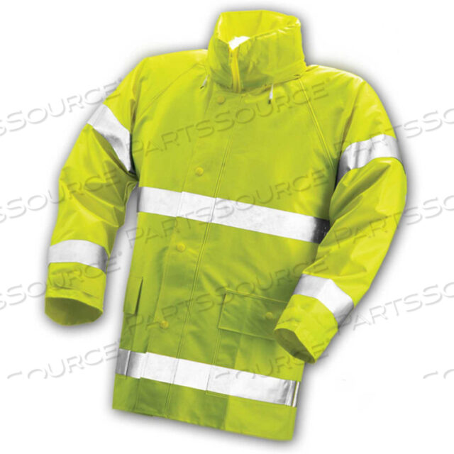 J53122 COMFORT-BRITE JACKET, FLUORESCENT LIME, 4XL