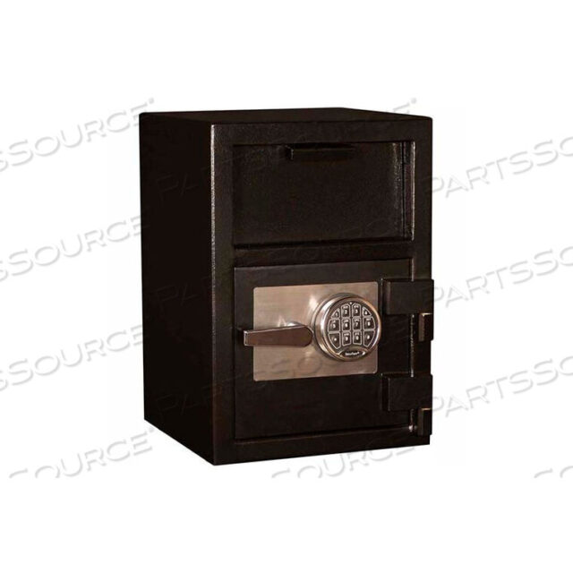 OEM#: DS201414-ESRFRONT LOADING DEPOSIT SAFE - ELECTRONIC LOCK - 14W X 14D X 20H - BLACK by Tracker Safe