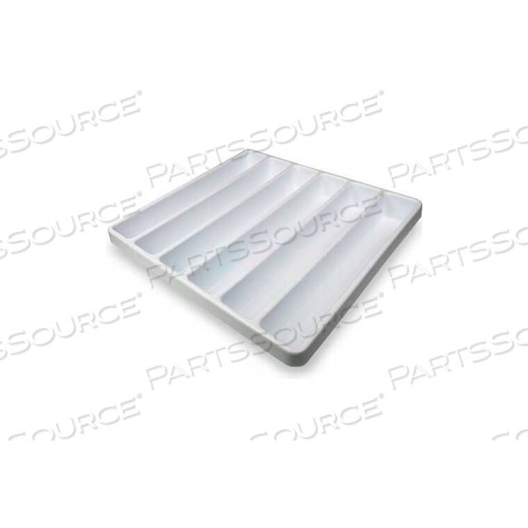 OEM#: 50061БОЛЬШОЙ ОРГАНАЙЗЕР С 6 ОТДЕЛЕНИЯМИ ИЗ БЕЛОГО ПОЛИСТИРОЛА, 19 Ш X 18 Г X 2 В от TrippNT, Inc.