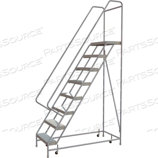 OEM#: WLAR108244C8 АЛЮМИНИЕВАЯ ЛЕСТНИЦА НА КОЛЕСАХ, 24W РЕБРИСТАЯ ПРОСТУПЕНЬ, 14D ВЕРХНЯЯ СТУПЕНЬКА, 42 ПОРУЧНЯ от Tri-Arc