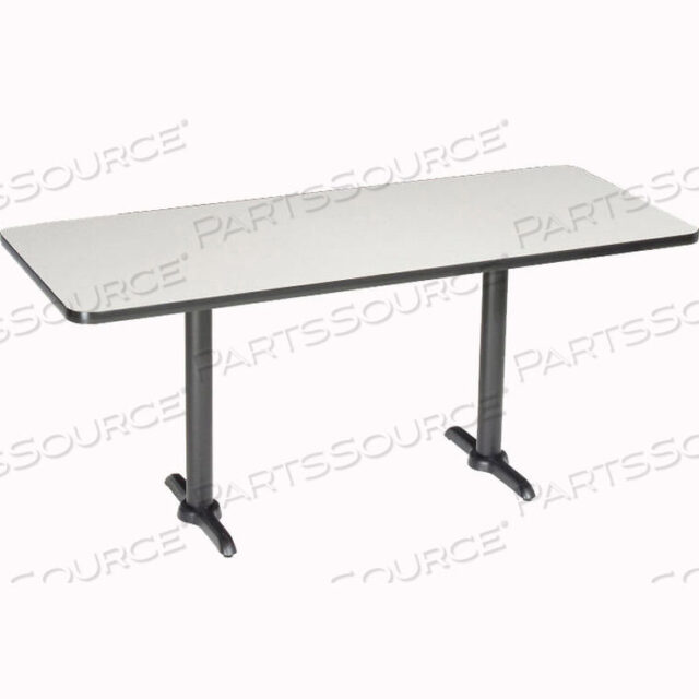OEM#: 695799GYINTERION РЕСТОРАННЫЙ И ОБЕДЕННЫЙ СТОЛ ВЫСОТОЙ 60ДX30ШX36В, СЕРЫЙ от National Public Seating