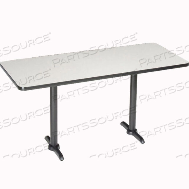 OEM#: 695802GYINTERION РЕСТОРАННЫЙ И БАРОВЫЙ СТОЛ ВЫСОТОЙ 72ДX30ШX42В, СЕРЫЙ от National Public Seating