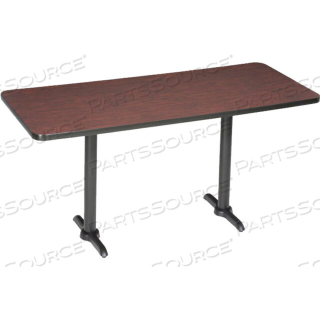 OEM#: 695802MHINTERION РЕСТОРАННЫЙ И БАРОВЫЙ СТОЛ ВЫСОТОЙ 72ДX30ШX42В, КРАСНОЕ ДЕРЕВО от National Public Seating