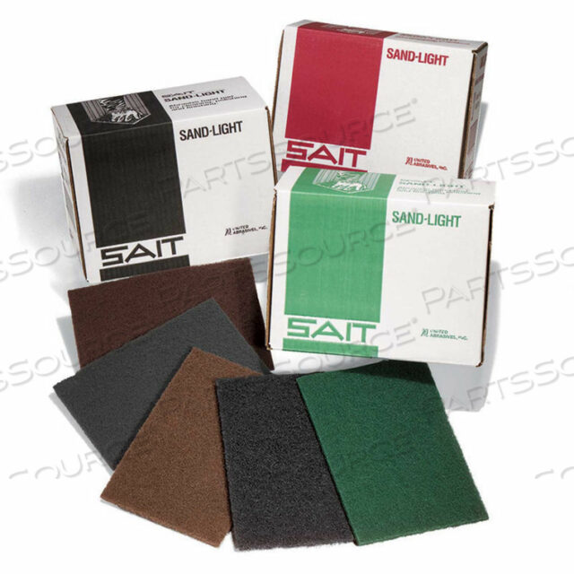 SAND-LIGHT HAND PAD 6 X 9 НЕРЖАВЕЮЩАЯ НЕТКАНАЯ ГРУБАЯ