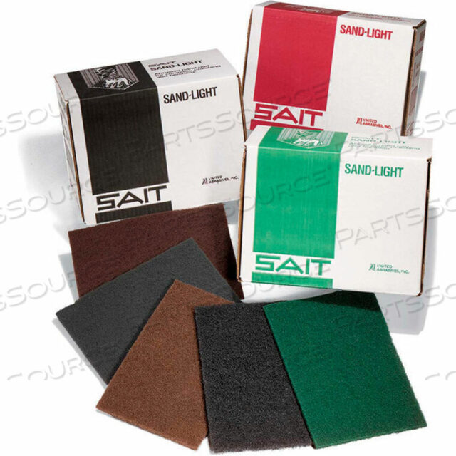 OEM#: 77496SAND-LIGHT HAND PAD 6 X 9 ЗЕЛЕНЫЙ НЕТКАНЫЙ СРЕДНИЙ от United Abrasives-Sait