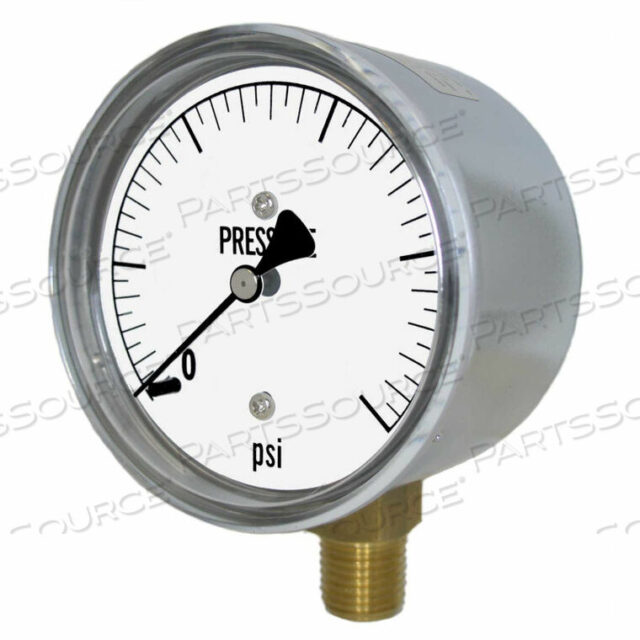 OEM#: LP1-254-302.5 МАНОМЕТР НИЗКОГО ДАВЛЕНИЯ, 1/4 NPT, 0/30 H2O, СУХОЙ НЕЗАПОЛНЯЕМЫЙ, НИЖНИЙ МОНТАЖ от PIC Gauges