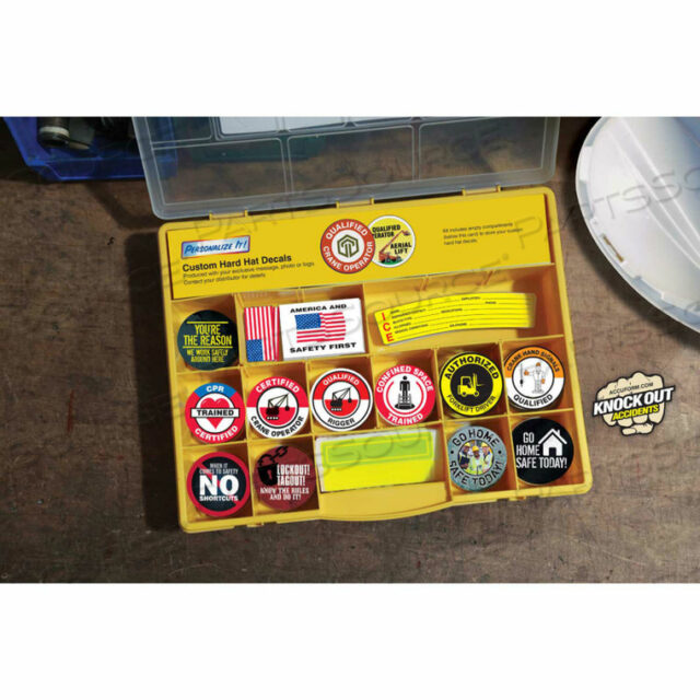 OEM#: LHTL410КОМПЛЕКТ ЭТИКЕТОК ДЛЯ КАСКИ, 14 ВАРИАНТОВ от Accuform Manufacturing, Inc.