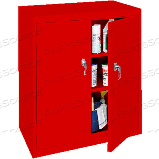 OEM#: BL-364-RCOUNTER ВЫСОКИЙ ЦЕЛЬНОСВАРНОЙ ШКАФ ДЛЯ ХРАНЕНИЯ, 36ШX18DX42В, КРАСНЫЙ от Steel Cabinets USA, Inc