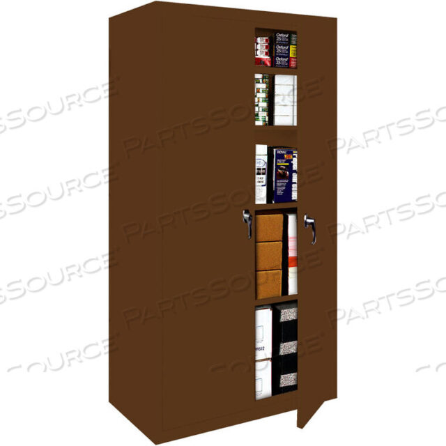 OEM#: FS-36-WALFIXED SHELF ЦЕЛЬНОСВАРНОЙ ШКАФ ДЛЯ ХРАНЕНИЯ, 36WX18DX72H, ОРЕХ от Steel Cabinets USA, Inc.
