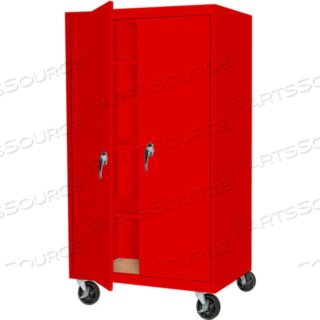 OEM#: MAAH-48722RB-RМОБИЛЬНЫЙ ЦЕЛЬНОСВАРНОЙ ШКАФ, 48ШX24DX72В, КРАСНЫЙ от Steel Cabinets USA, Inc.