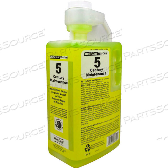 OEM#: 908752MULTI-CLEAN 5 CENTURY MAINTENANCE НЕЙТРАЛЬНОЕ ЧИСТЯЩЕЕ СРЕДСТВО ДЛЯ ПОЛОВ, ЛИМОН, БУТЫЛКА ОБЪЕМОМ 2 Л, 4 БУТЫЛКИ от Minuteman International Inc.