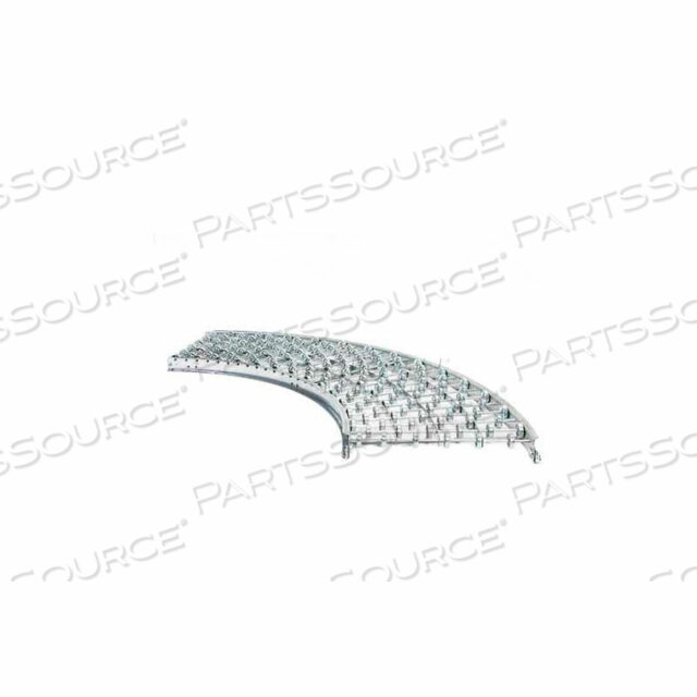 OEM#: 2436SWGS2490SW 24W 90-ГРАДУСНЫЙ ИЗОГНУТЫЙ КОНВЕЙЕР ИЗ ОЦИНКОВАННОЙ СТАЛИ С РОЛИКОВЫМ КОЛЕСОМ - 22 BF - 24 WPF от UNEX Manufacturing