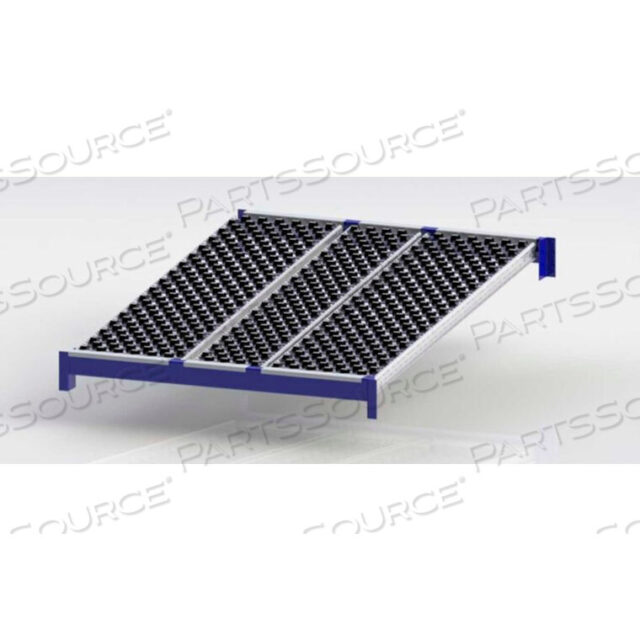 OEM#: RR99KSW4X8-LADITIONAL LEVEL ДЛЯ GRAVITY RACK С КОЛЕСНОЙ ПЛАТОЙ KNUCKED SPAN-TRACK 48W X 96D от UNEX Manufacturing