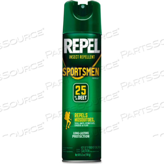 СПРЕЙ ОТ НАСЕКОМЫХ REPEL SPORTSMEN FORMULA, 6,5 УНЦИЙ АЭРОЗОЛЬ, 12/КОРОБКА - DVOCB941372