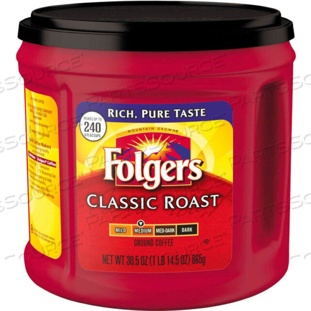 OEM#: 2550020421КОФЕ, КЛАССИЧЕСКАЯ ОБЖАРКА, МОЛОТЫЙ, КАНИСТРА 30,5 УНЦИЙ от Folgers