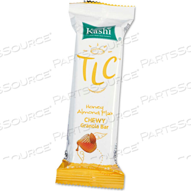 ЖЕВАТЕЛЬНЫЕ БАТОНЧИКИ ГРАНОЛЫ KASHI TLC, МЕД, МИНДАЛЬ И ЛЕН, 35 ГРАММ, 12 ШТУК В КОРОБКЕ