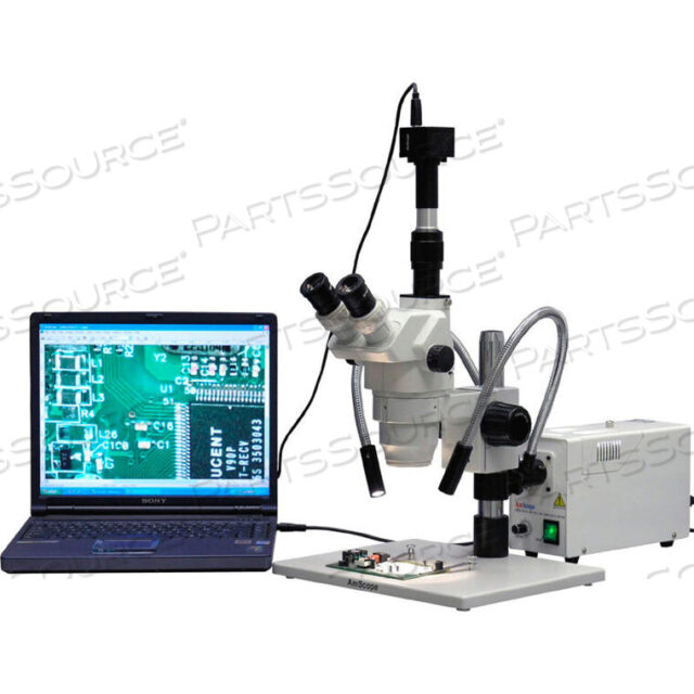 OEM#: ZM-1TW3-FOD-MAMSCOPE 2X-225X ТРИНОКУЛЯРНЫЙ СТЕРЕО ЗУМ-МИКРОСКОП С БОЛЬШОЙ ПОДСТАВКОЙ И 1,3-МЕГАПИКСЕЛЬНОЙ КАМЕРОЙ от United Scope
