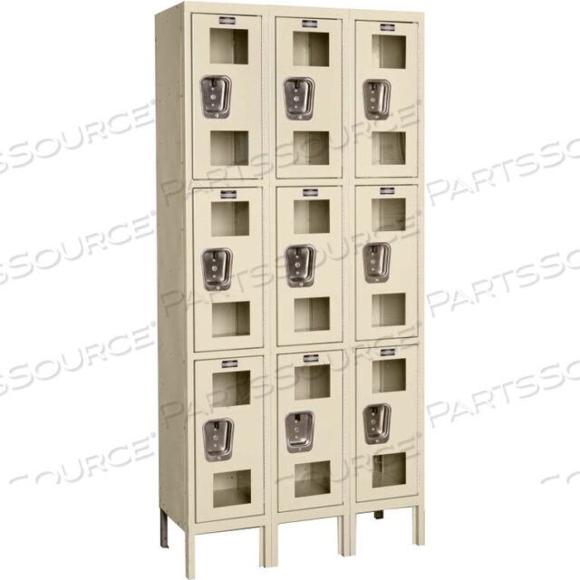 OEM#: USV3258-3PT-GLGLOBAL ПРОМЫШЛЕННЫЙ ТРЕХЪЯРУСНЫЙ 9-ДВЕРНЫЙ ПРОЗРАЧНЫЙ ШКАФЧИК, 12 ШИРИНА X 15 ДВЕРЕЙ, 24 В, КОРИЧНЕВЫЙ, В РАЗОБРАННОМ СОБРАНИЯХ ОТ HALLOWELL