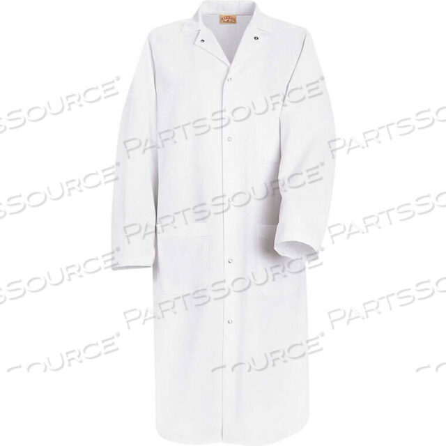 OEM#: KS64WHRGXSRED ПАЛЬТО BUTCHER KAP GRIPPER-FRONT С ВНУТРЕННИМ ВЕРХНИМ КАРМАНОМ, СПАН-ПОЛИЭСТЕР, БЕЛОЕ, XS от VF Imagewear, Inc.