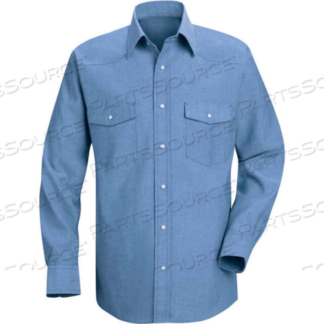OEM#: SC14LBLNMRED KAP MENS DELUXE WESTERN STYLE SHIRT LONG-M SC14 by VF Imagewear, Inc.