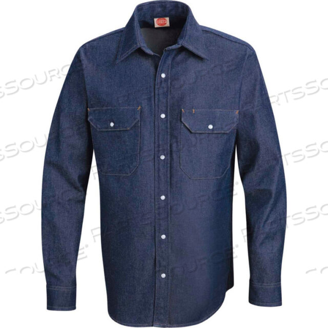 OEM#: SD78DNLNMRED KAP MENS DELUXE DENIM SHIRT LONG-M SD78 by VF Imagewear, Inc.