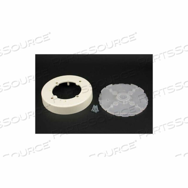 OEM#: 2338A*КРУГЛЫЙ СВЕТИЛЬНИК/РОЗЕТКА СИГНАЛИЗАЦИИ, ПВХ, СЛОНОВАЯ КОСТЬ, ДXШXГ: 5,5 X 5,5 X 1 ДЮЙМ от Wiremold