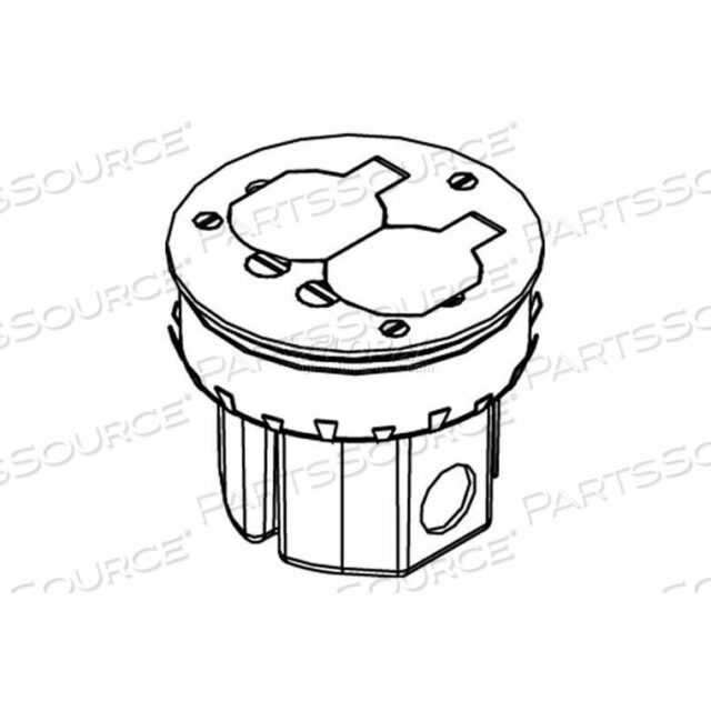 OEM#: 861DB*861DB НАПОЛЬНАЯ КОРОБКА, ДЕРЕВО, ЛАТУННАЯ КРЫШКА 895T И ДВУХСТОРОННЯЯ РОЗЕТКА 20A от Wiremold